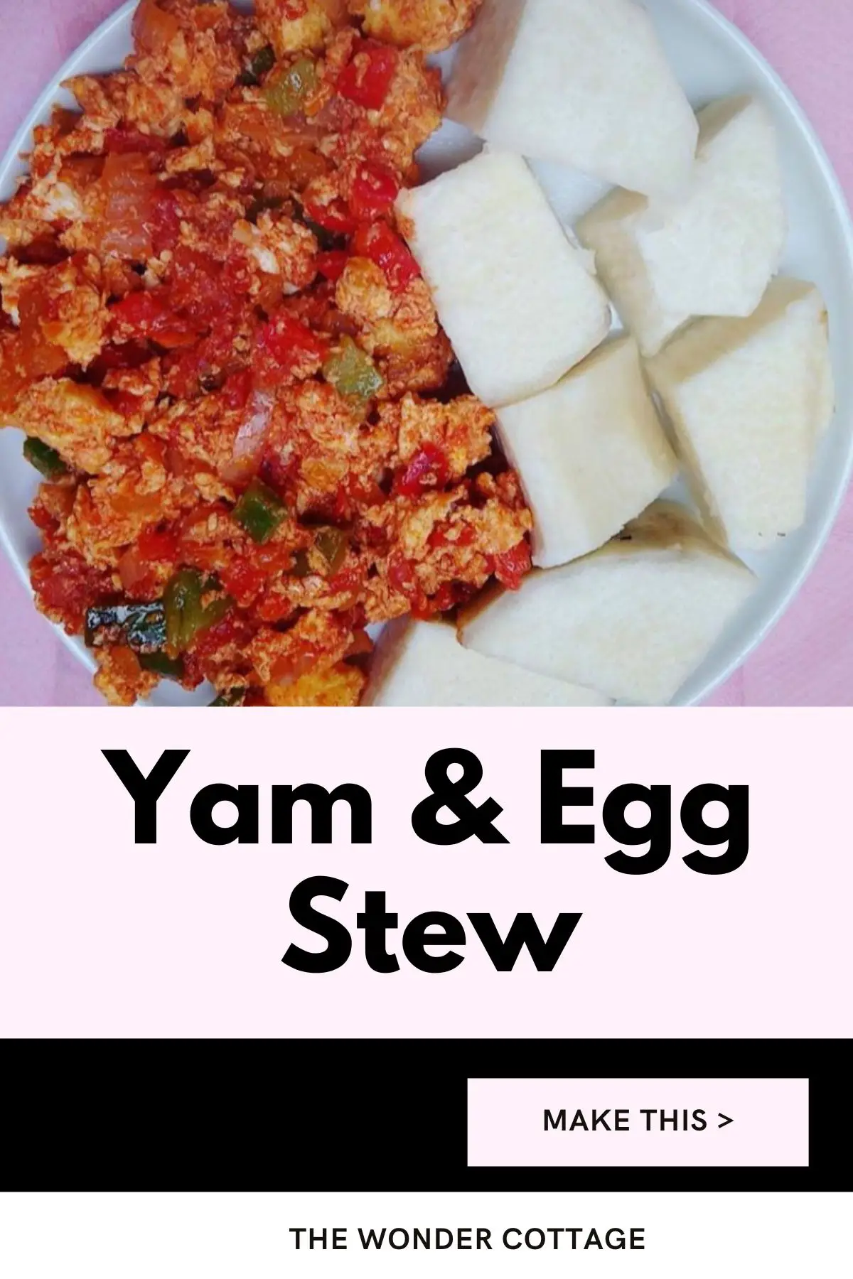 Yam And Egg Stew recipe

