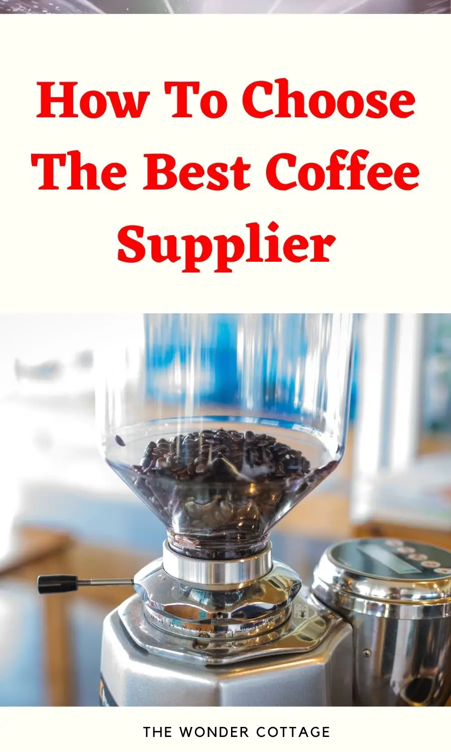 How to choose the best coffee supplier