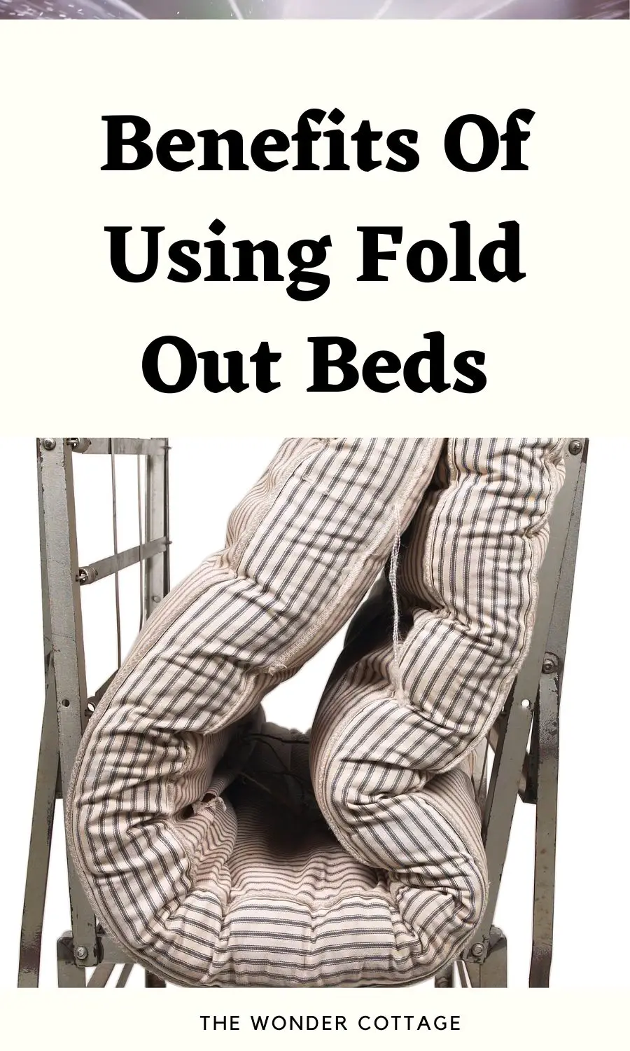 Advantages Of Using Fold Out Beds