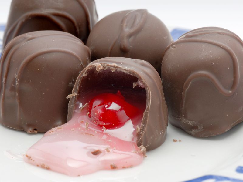 Chocolate-covered cherries