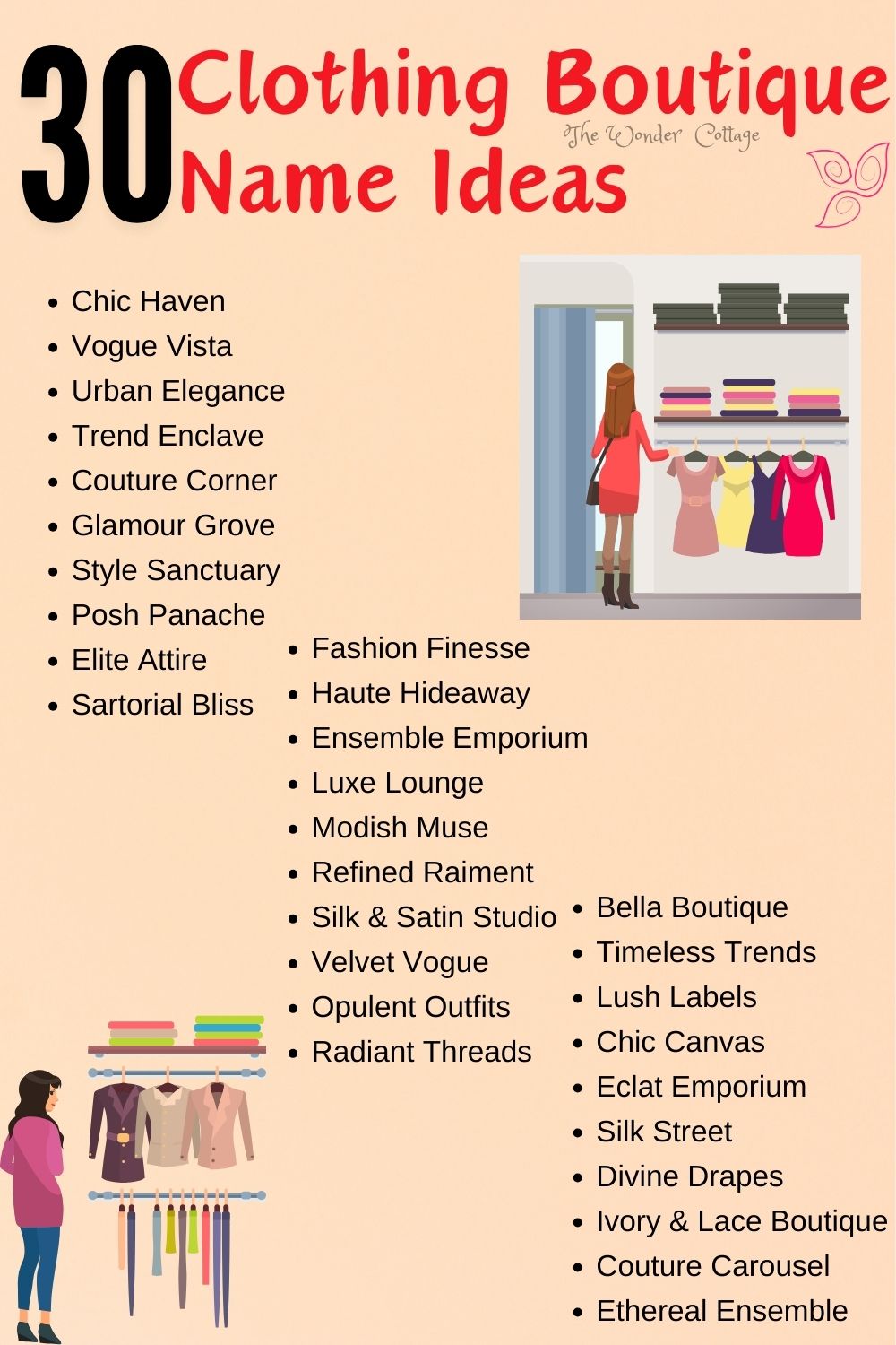 30 Clothing Boutique Name Ideas
