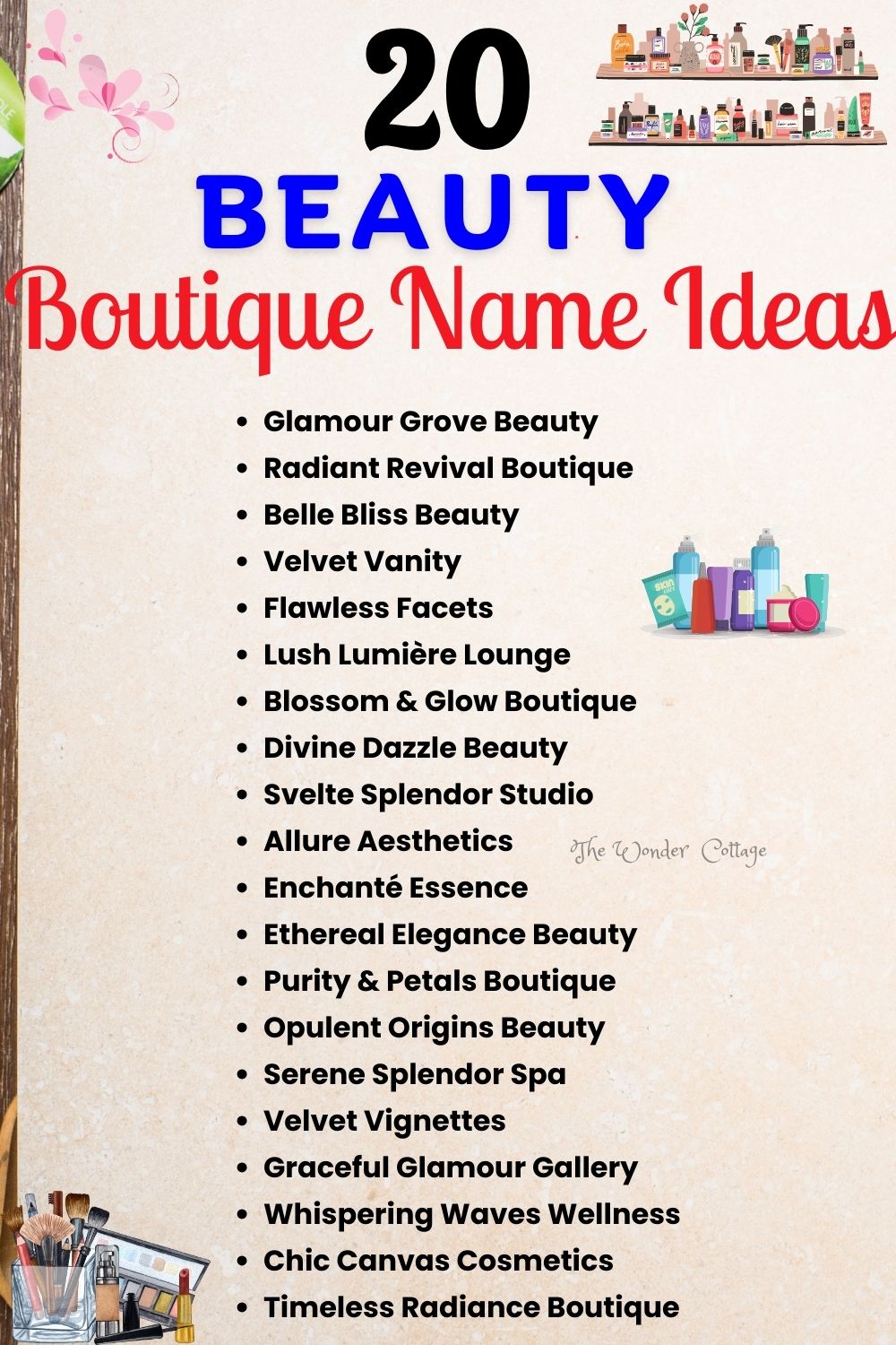 20 Beauty Boutique Name Ideas