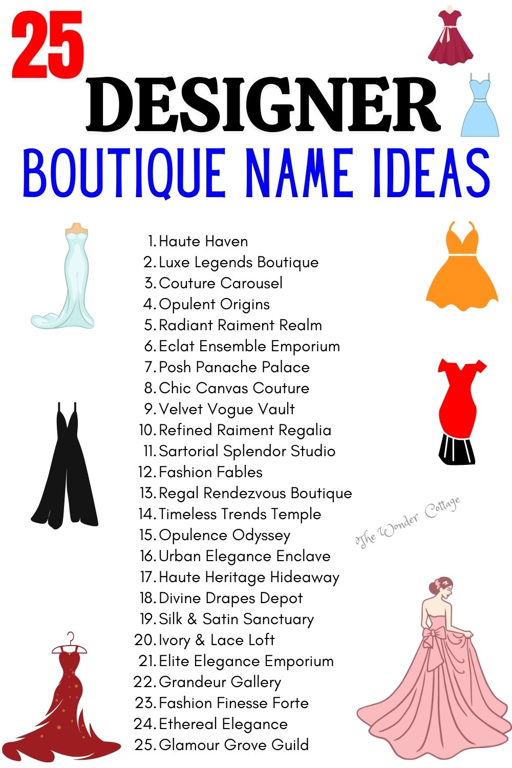 25 Designer Boutique Name Ideas
