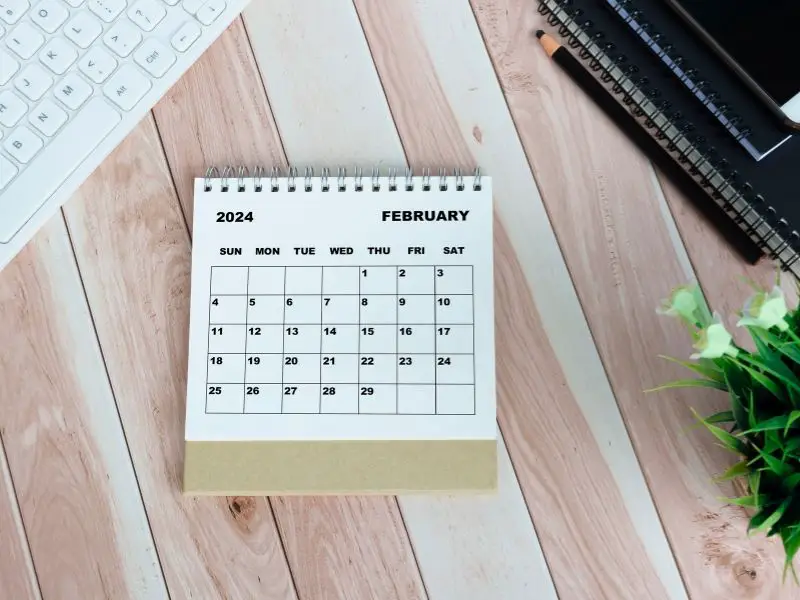 Desk Calendar Or Planner