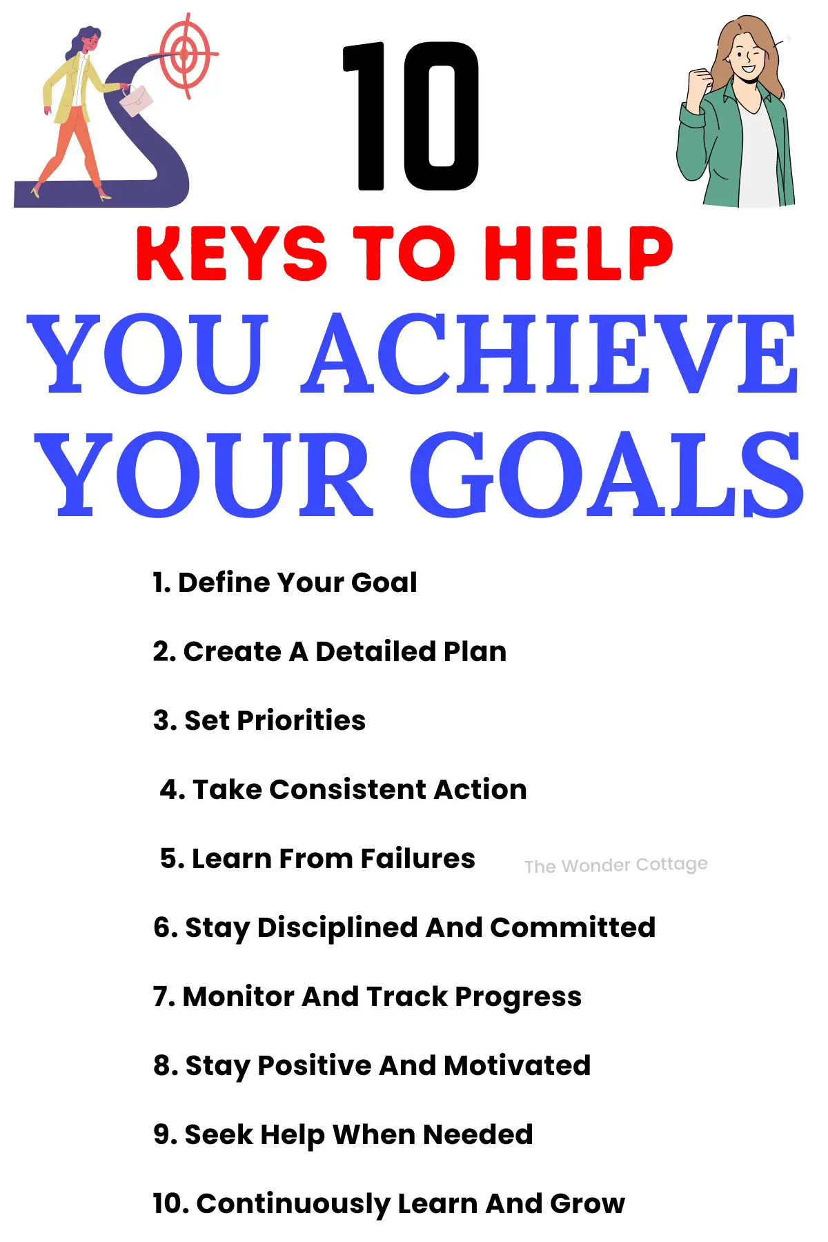 10 Keys To Help You Achieve Your Goals