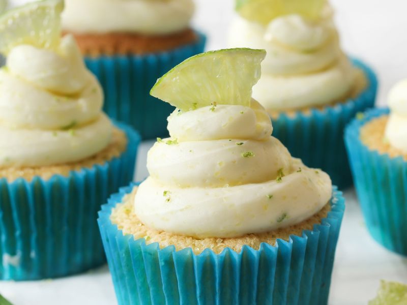 Key Lime Easter Cupcakes