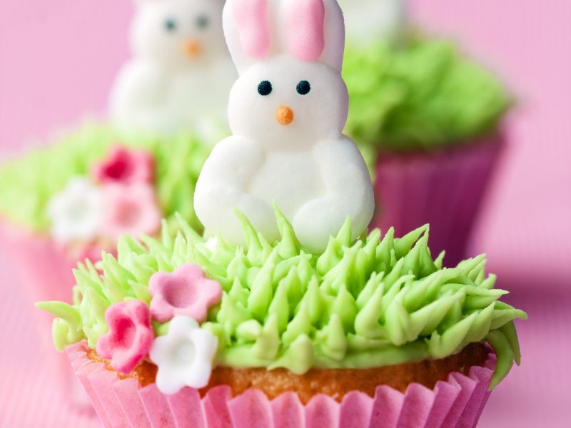 Marble Easter Cupcakes