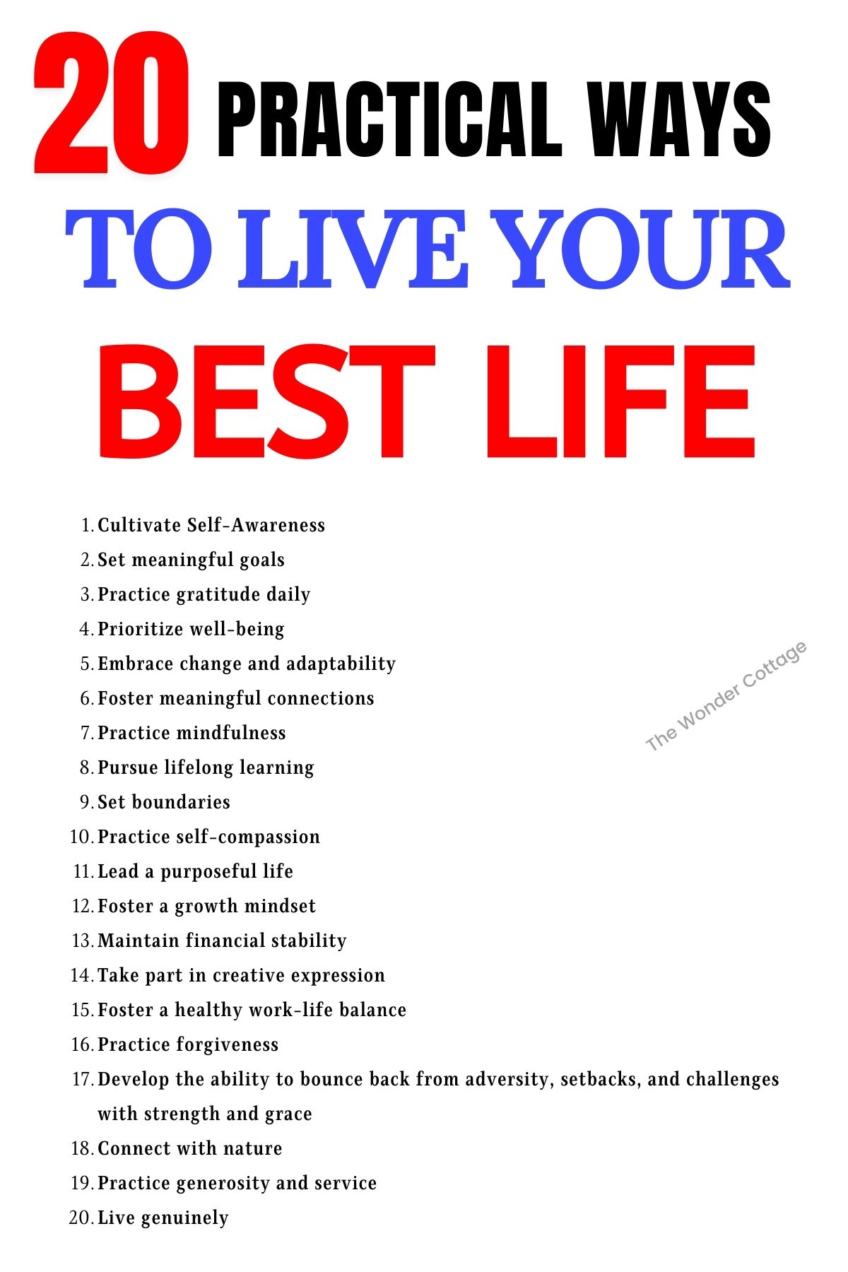 Practical Ways To Live Your Best Life