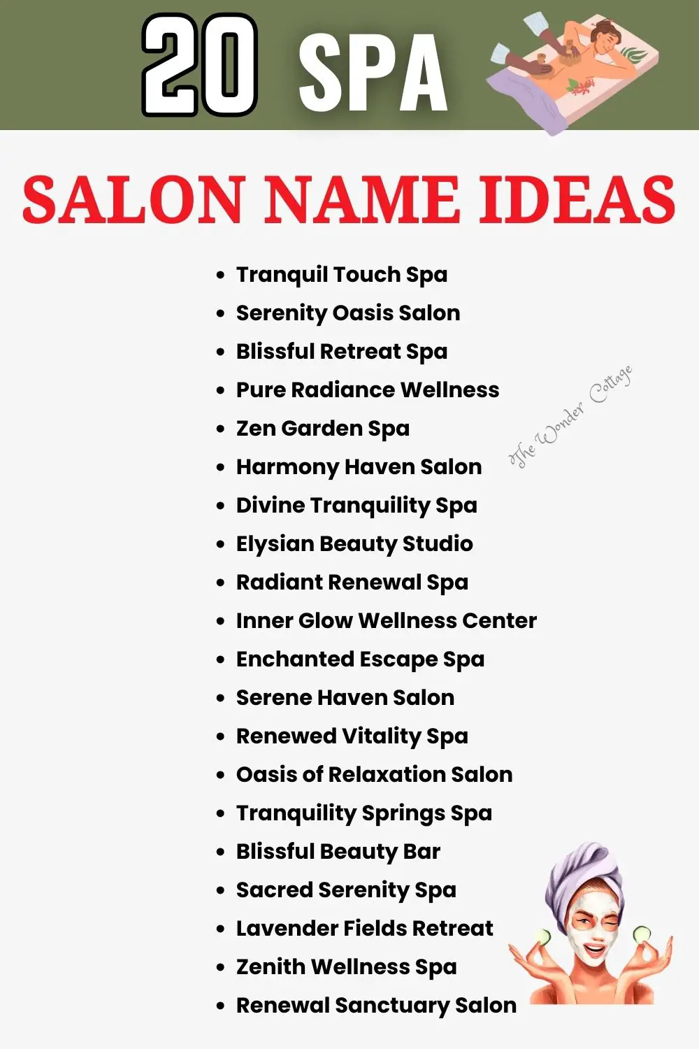 Spa Salon Name Ideas