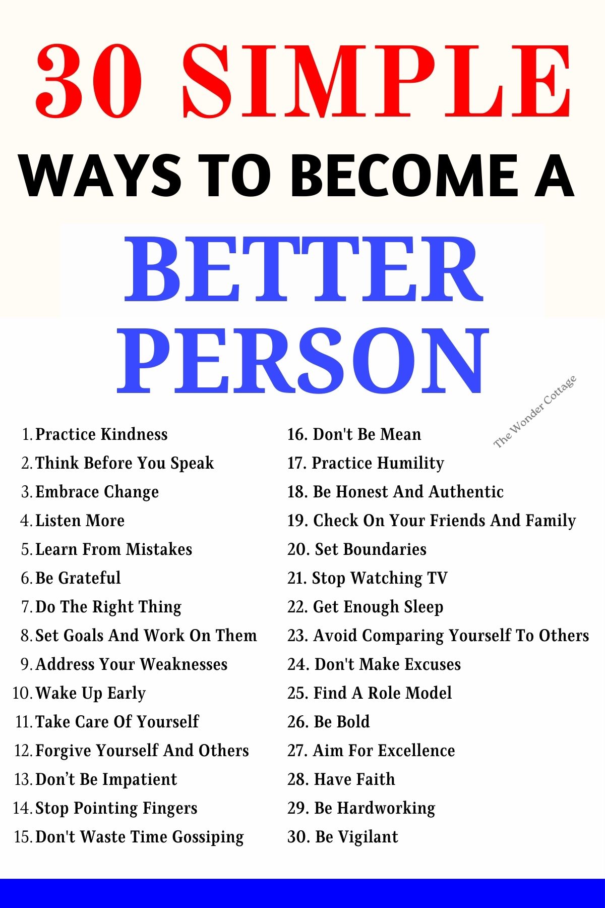 Simple Ways To Be A Better Person