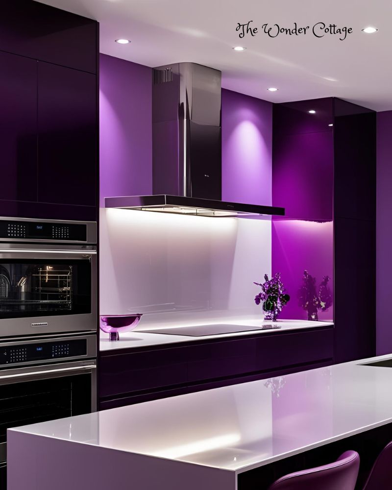 Dramatic purple for extra depth